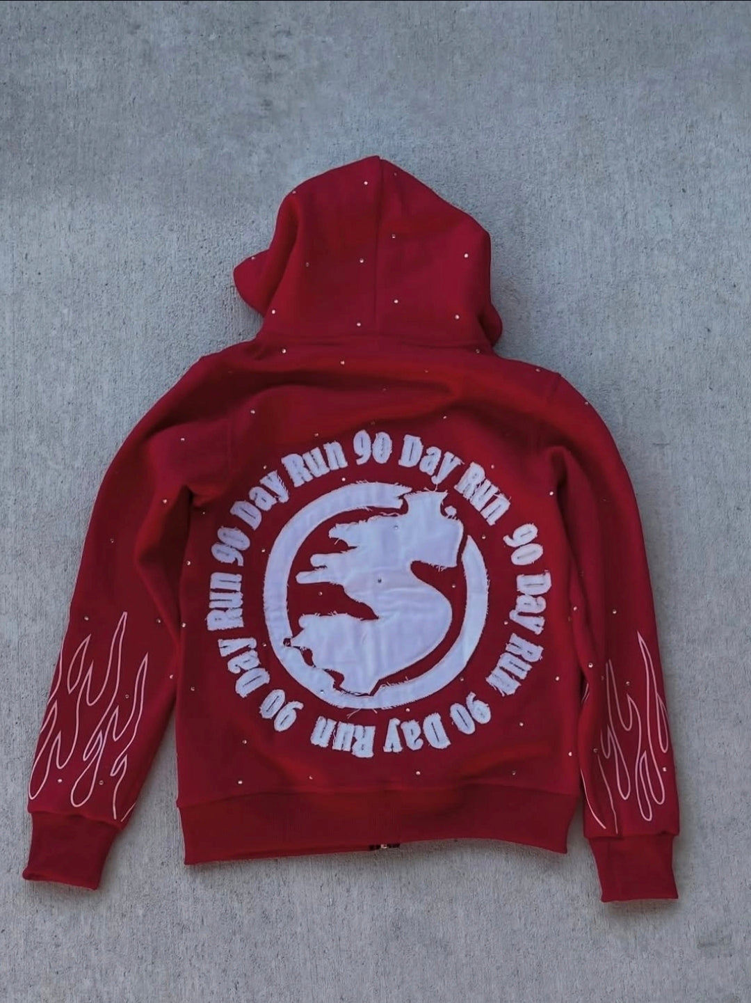 Red Saintage Zip Up