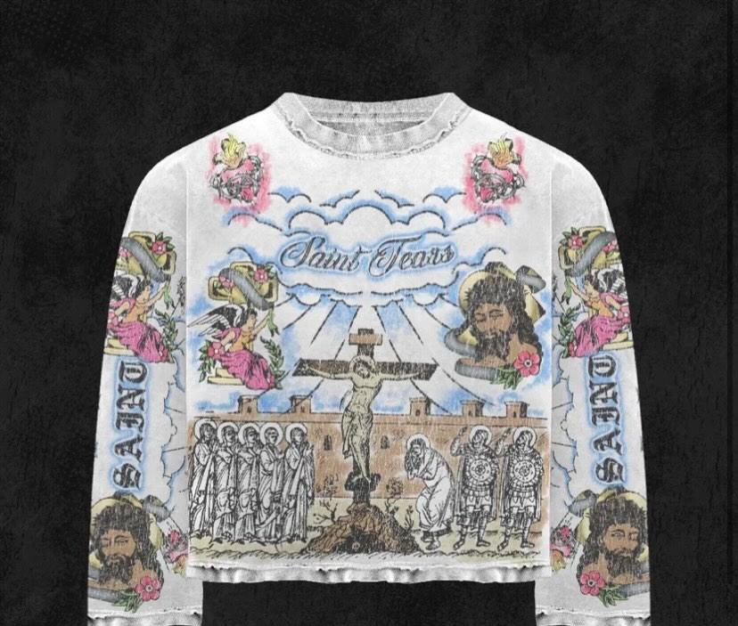 WHITE " SAINT TEARS " SHIRT