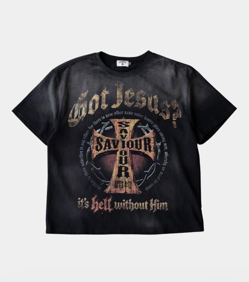 BLACK " GOT JESUS SHIRT "