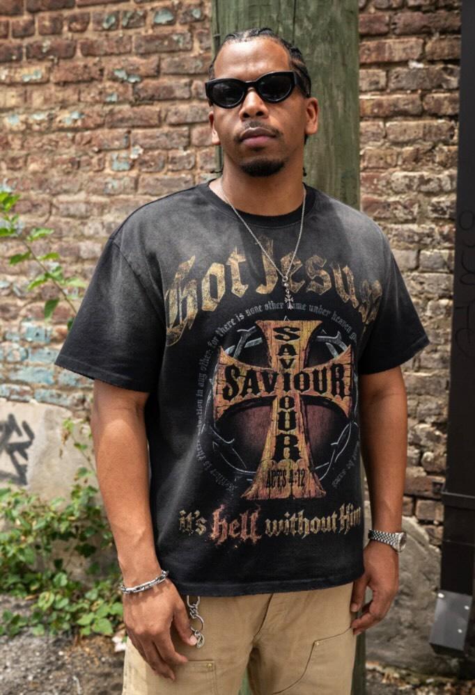 BLACK " GOT JESUS SHIRT "