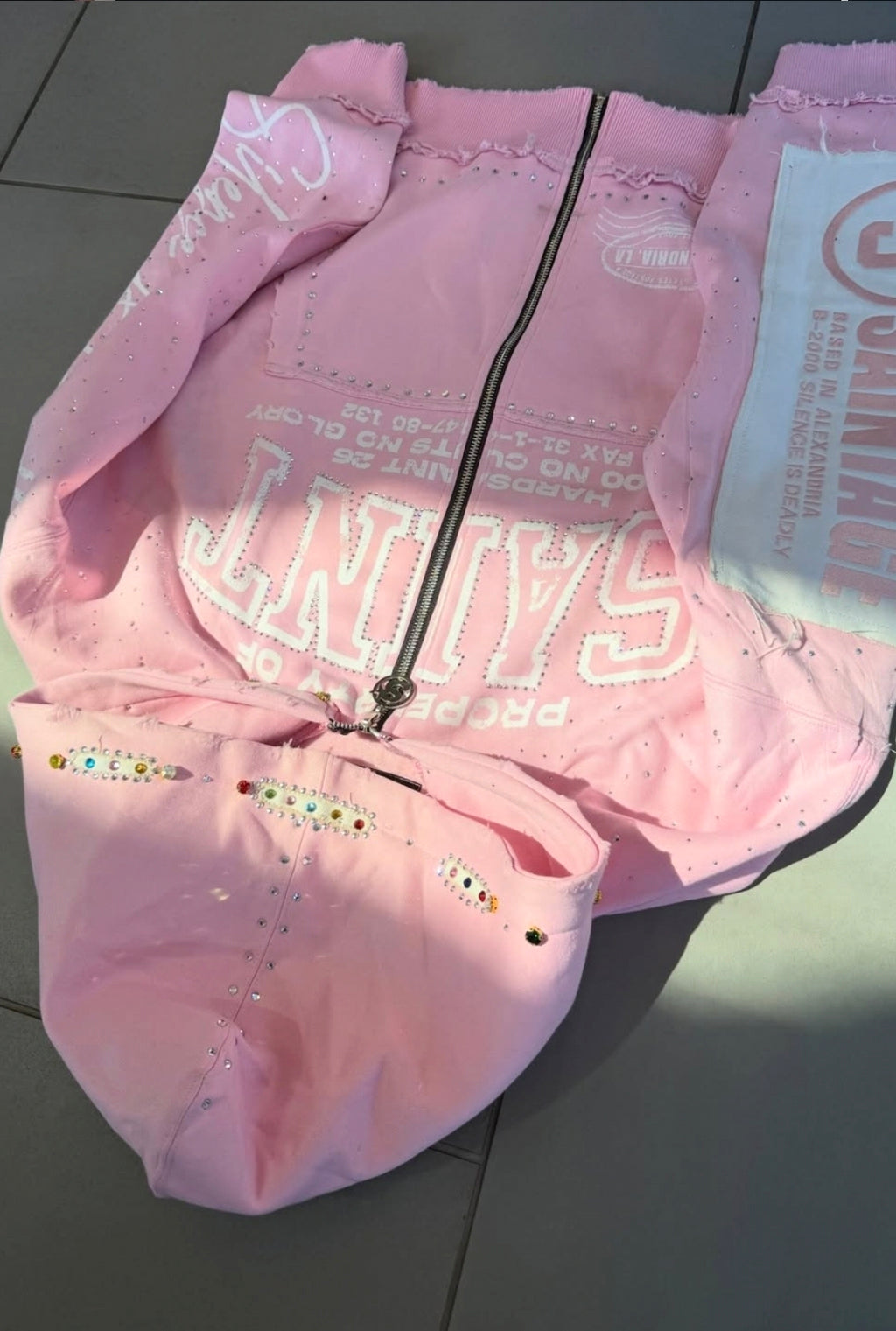 Pink Saintage Zip Up