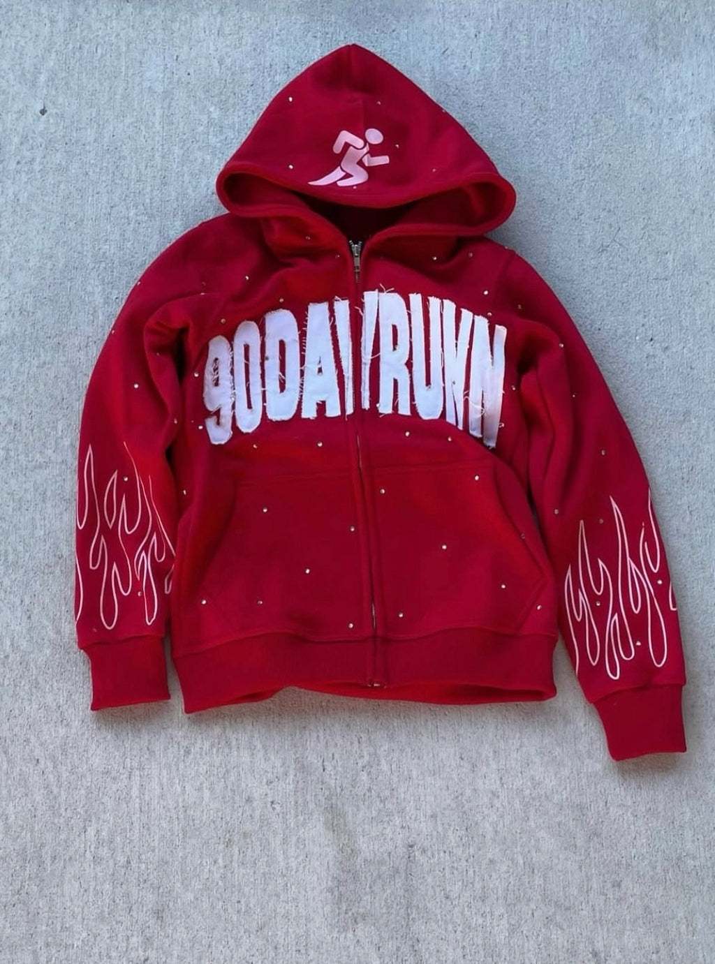 Red Saintage Zip Up
