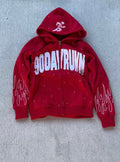 Red Saintage Zip Up