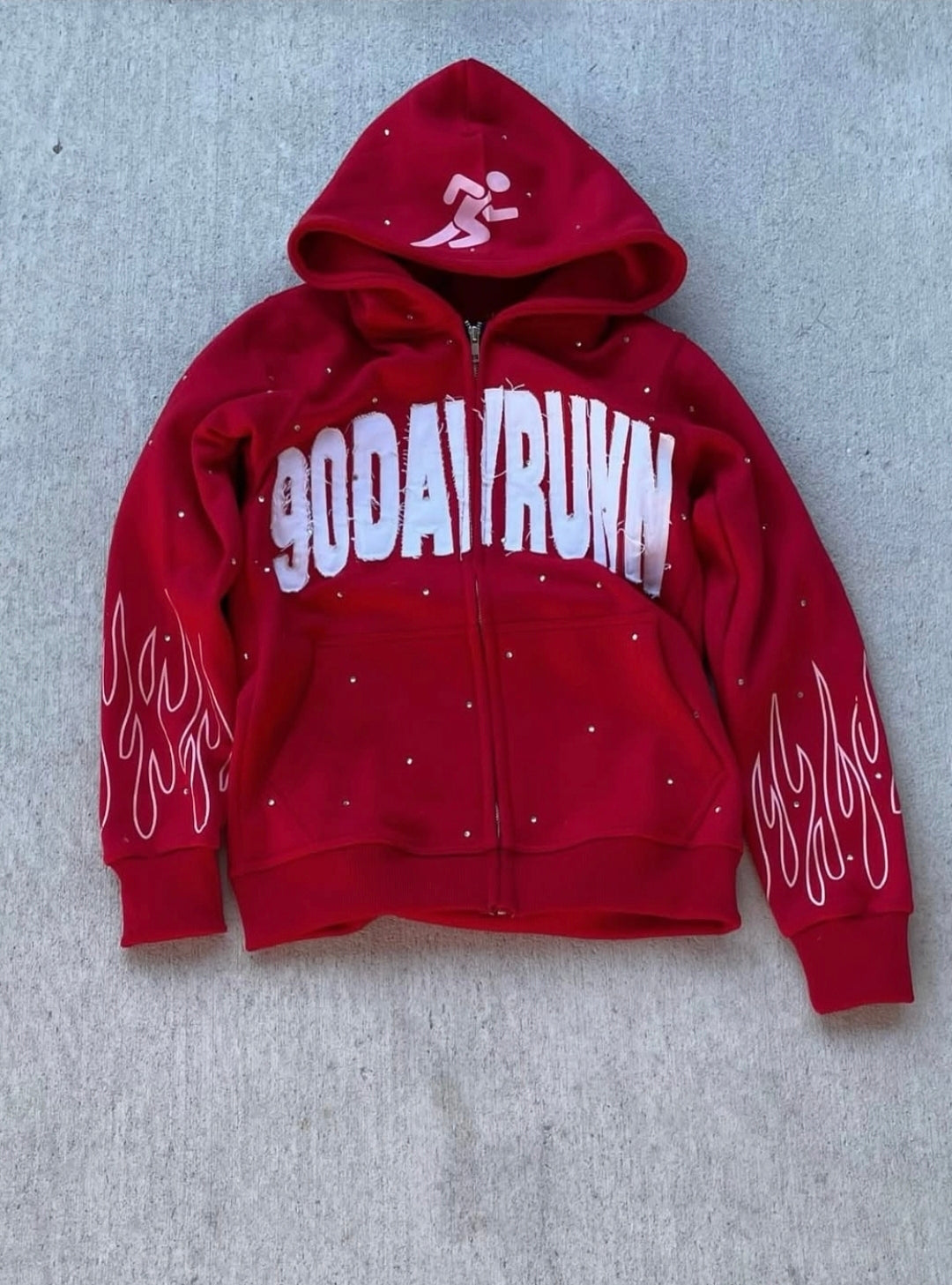 Red Saintage Zip Up
