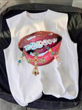 Saint Mouth Sleeveless Shirt