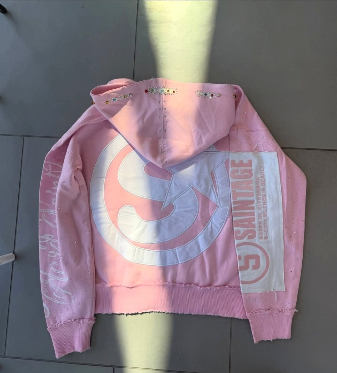 Pink Saintage Zip Up