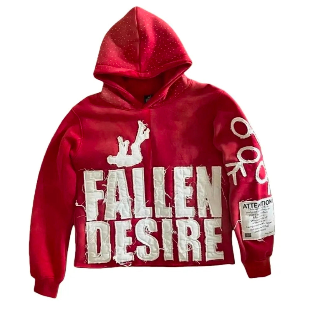 RED FALLEN DESIRES HOODIE