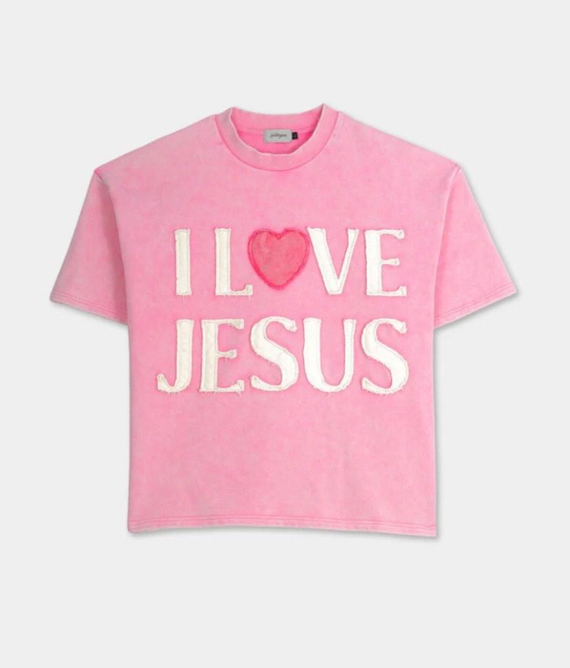 PINK " I LOVE JESUS SHIRT "